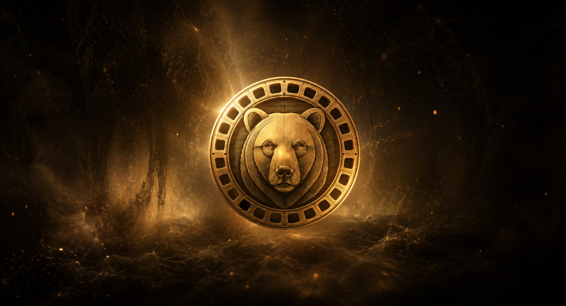 The Bearigo seal glowing in a misty, abstract dark space
